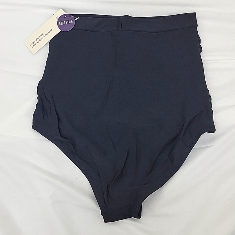 Full Coverage High-Waisted Control Shapewear Black Bikini Bottom Size XXL 16-18 - Picture 6 of 7